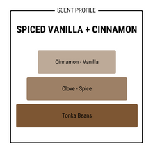Load image into Gallery viewer, SPICED VANILLA + CINNAMON