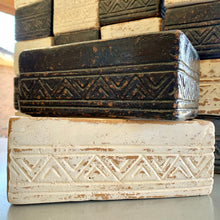 Load image into Gallery viewer, AZTEC RECTANGLE CLAY VESSEL