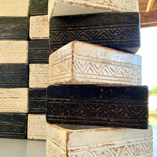 Load image into Gallery viewer, AZTEC RECTANGLE CLAY VESSEL