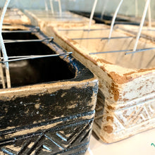 Load image into Gallery viewer, AZTEC RECTANGLE CLAY VESSEL