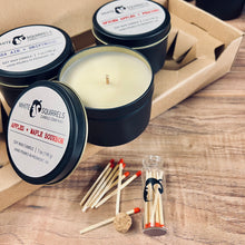 Load image into Gallery viewer, SUBSCRIPTION BOX - 3 x 7 oz matte black metal tin + matches