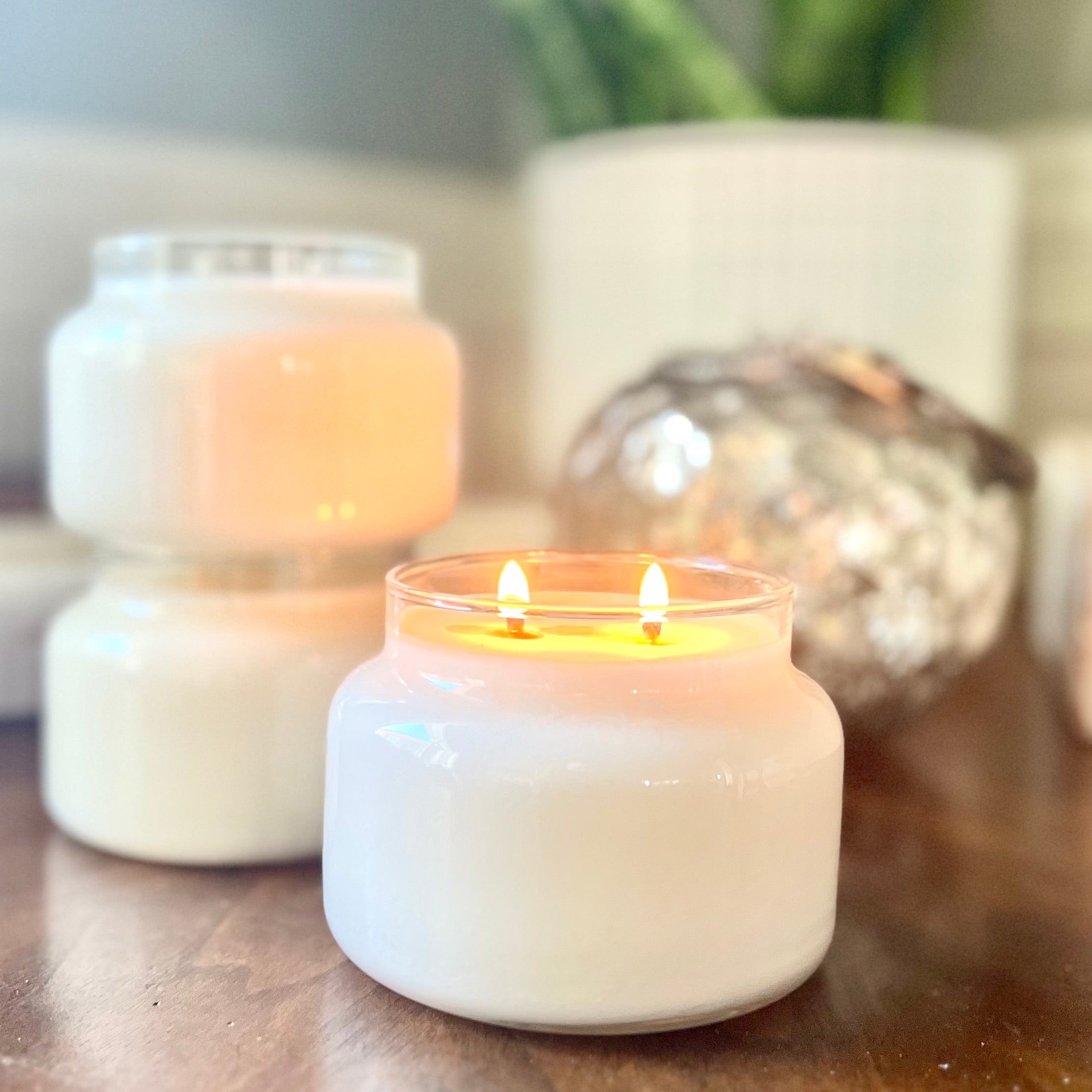 12 OZ APOTHECARY JAR SALE (no lid) White Squirrels Candle Company