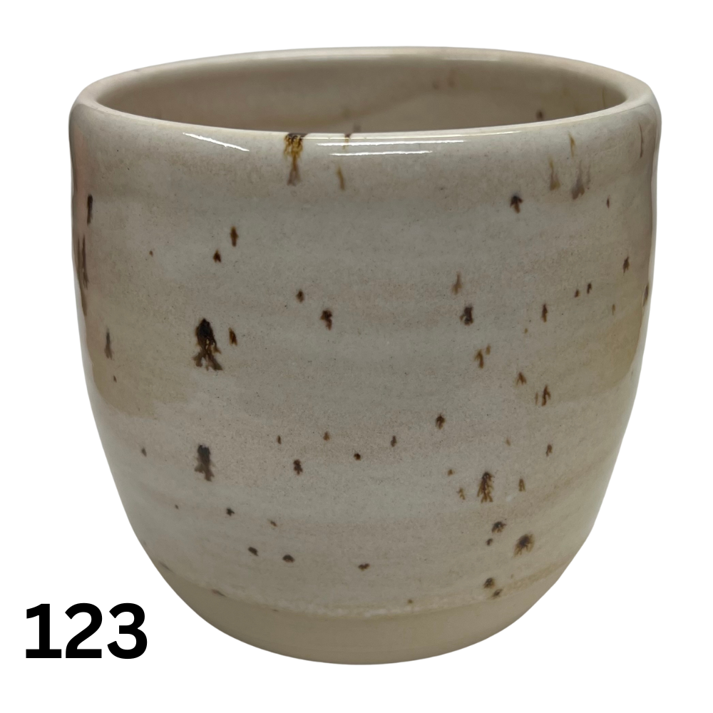 #123 Handmade Glazed Ceramic Candle