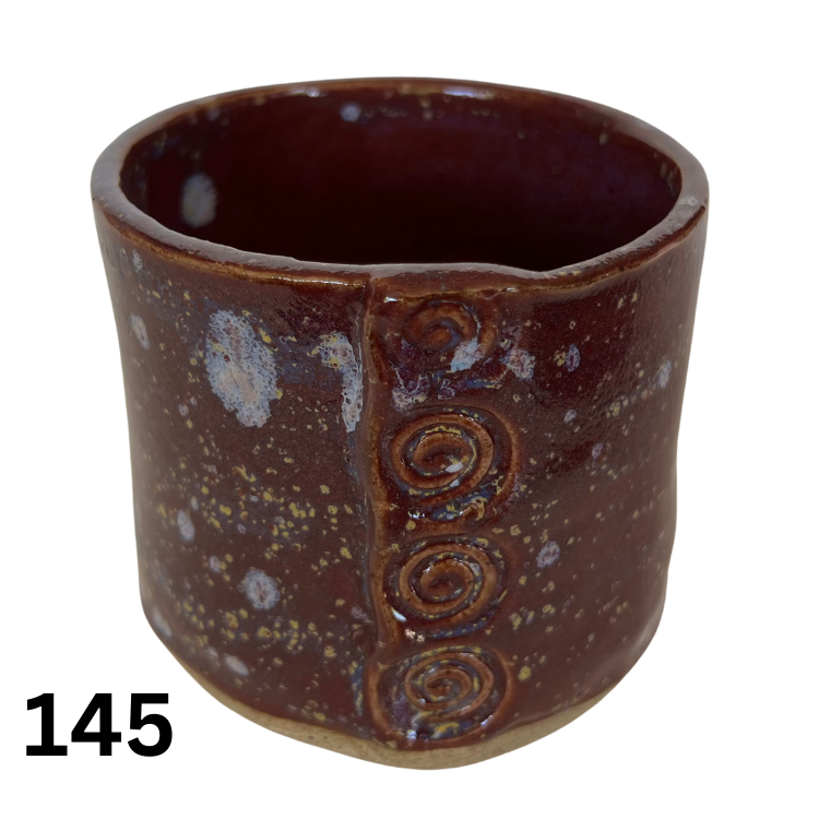 #145 Handmade Glazed Ceramic Candle