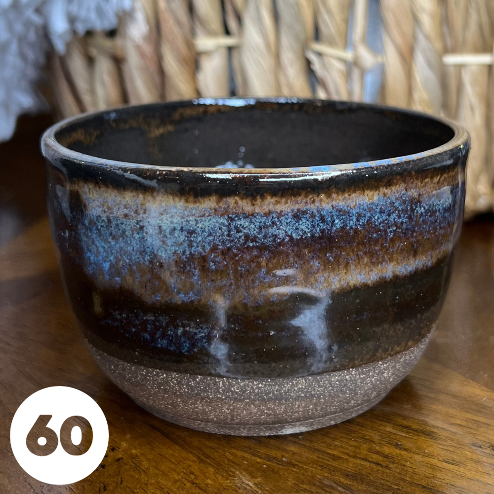 #60 Handmade Glazed Ceramic Candle