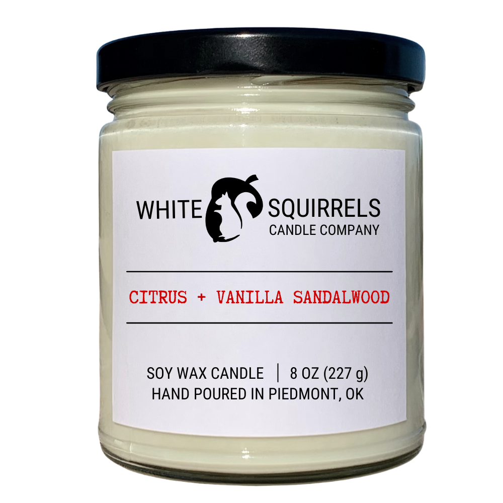 2023 CLEARANCE SALE CITRUS + VANILLA SANDALWOOD White Squirrels